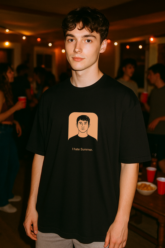 I Hate Summer Unisex Oversized T-Shirt