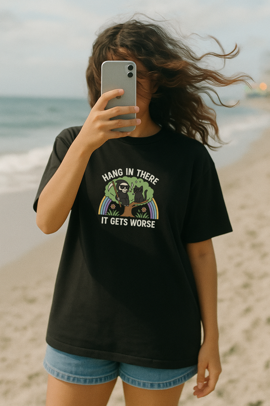 Hang in There Unisex Oversized T-Shirt